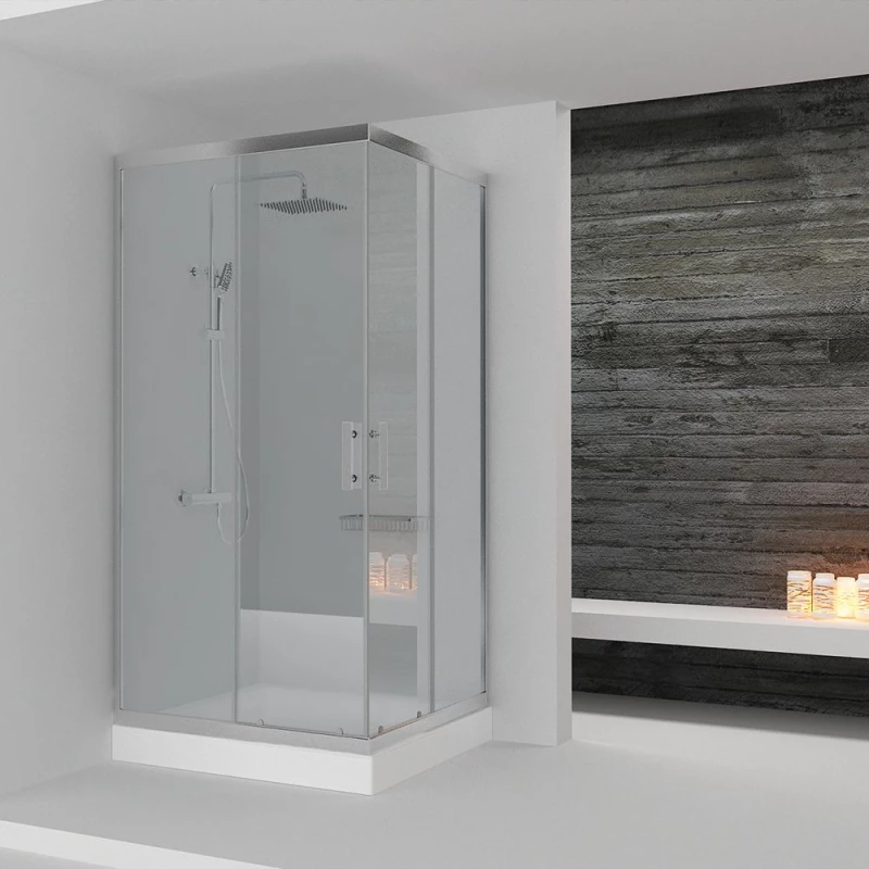 Orabella Vitalia Square Easy Fix H200 150X150 - Καμπίνα Τετράγωνη