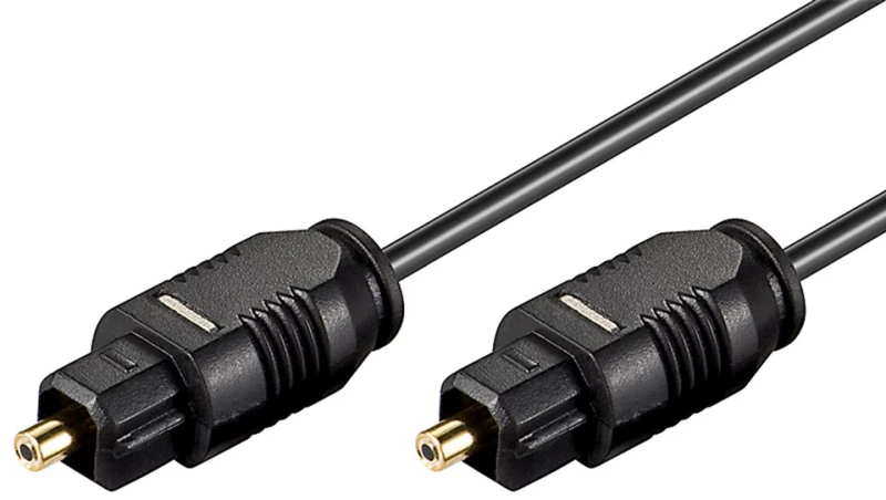 GOOBAY καλώδιο ήχου Toslink 50447  gold plated  2.2mm  2m  μαύρο