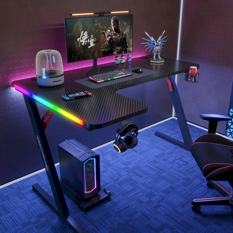 Gaming desk No brand P201  4 in 1  RGB  Black - 74003