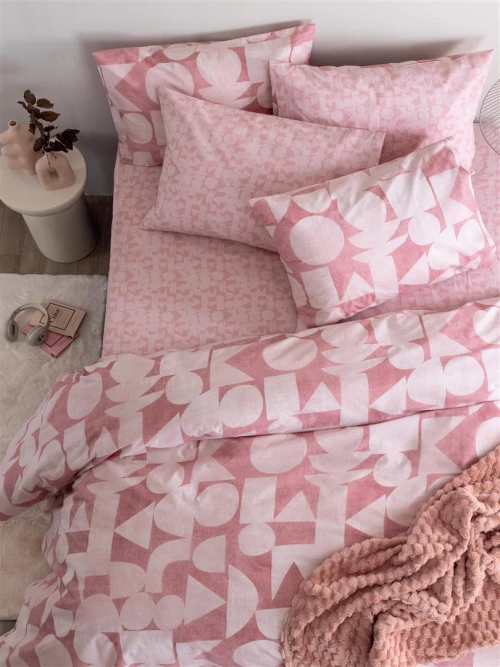 Σετ Σεντόνια Palamaiki FL6289 Βαμβακερά                - Μονό Λάστιχο 110 x 200