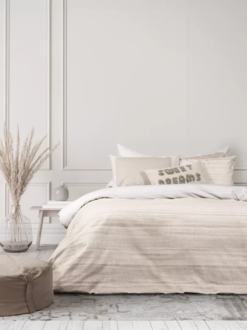 Σετ Σεντόνια Venity Μπεζ Διπλά (2 x 220x260 + 2 Μαξιλαροθήκες 50x70)