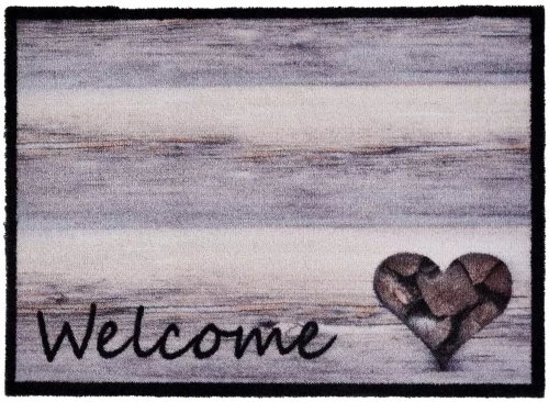 Sdim Πατάκι Εισόδου Μοκέτα με Αντιολισθητικό Υπόστρωμα Ambiance 800 Welcome Heart 50x75εκ. Πάχους 8mm - -