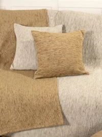 Διακοσμητική Μαξιλαροθήκη Caldo - Beige / Gold Μπεζ, Χρυσό Μαξιλαροθήκη 45x45