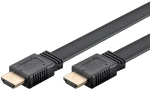 GOOBAY καλώδιο HDMI 77134 με Ethernet, flat, 8K/60Hz, 48 Gbps, 1.5m, μαύρο