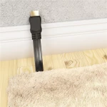 GOOBAY καλώδιο HDMI 77134 με Ethernet, flat, 8K/60Hz, 48 Gbps, 1.5m, μαύρο