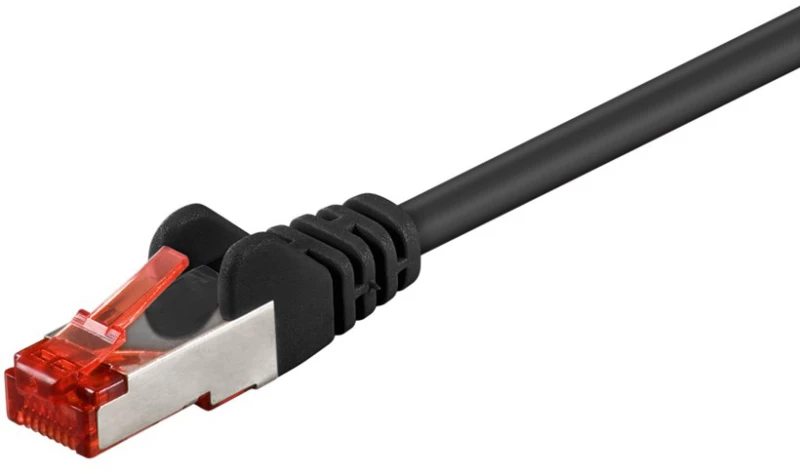 GOOBAY καλώδιο δικτύου 68702, CAT 6 S/FTP, copper, 250MHz, 7.5m, μαύρο