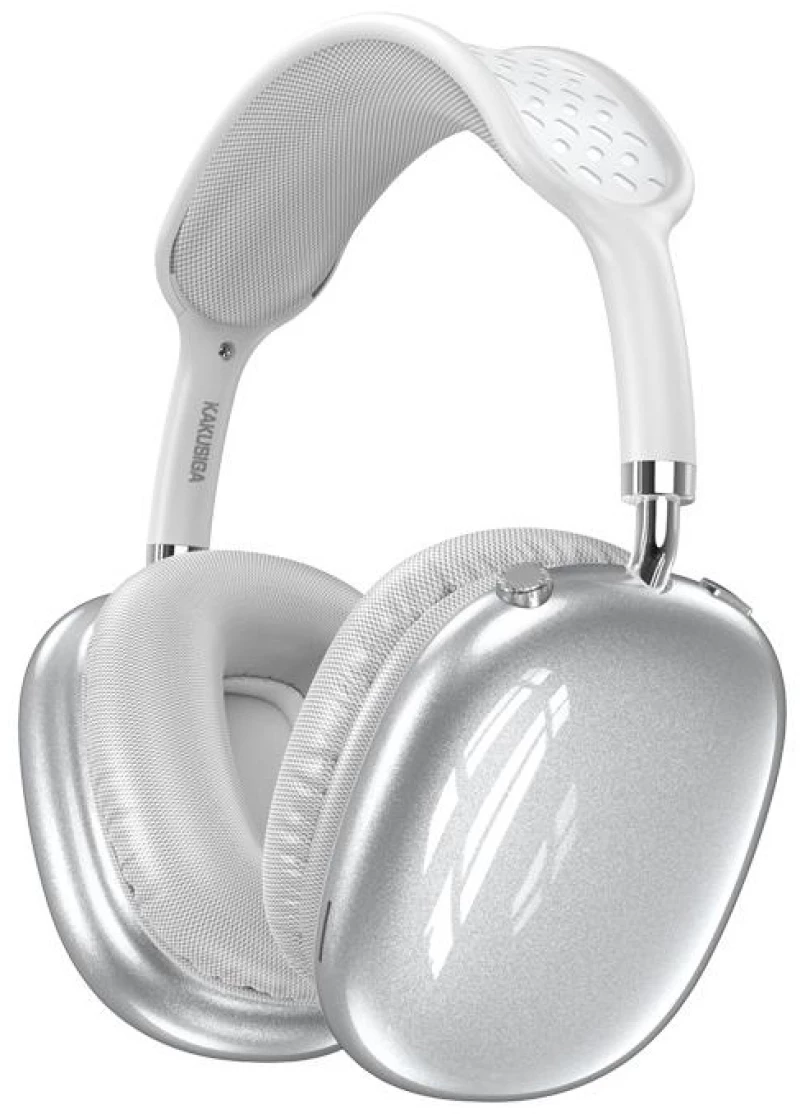 KAKUSIGA headphones KSC-1466, ασύρματα & ενσύρματα, micro SD, 40mm, 400mAh, ασημί