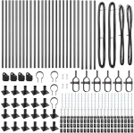 vidaXL Στύλος Περιφράξεων Άλλο 26 pcs Γκρι 3,2 x 3,2 x 90 εκ Ατσάλι