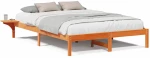 vidaXL Σκελετός Κρεβατιού Κερωτό καφέ 150 x 200 cm