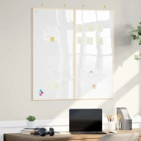 vidaXL Μαγνητικός λευκός πίνακας Λευκό 100 x 1.4 x 100 εκ
