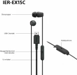 Ακουστικά Sony IEREX15CL