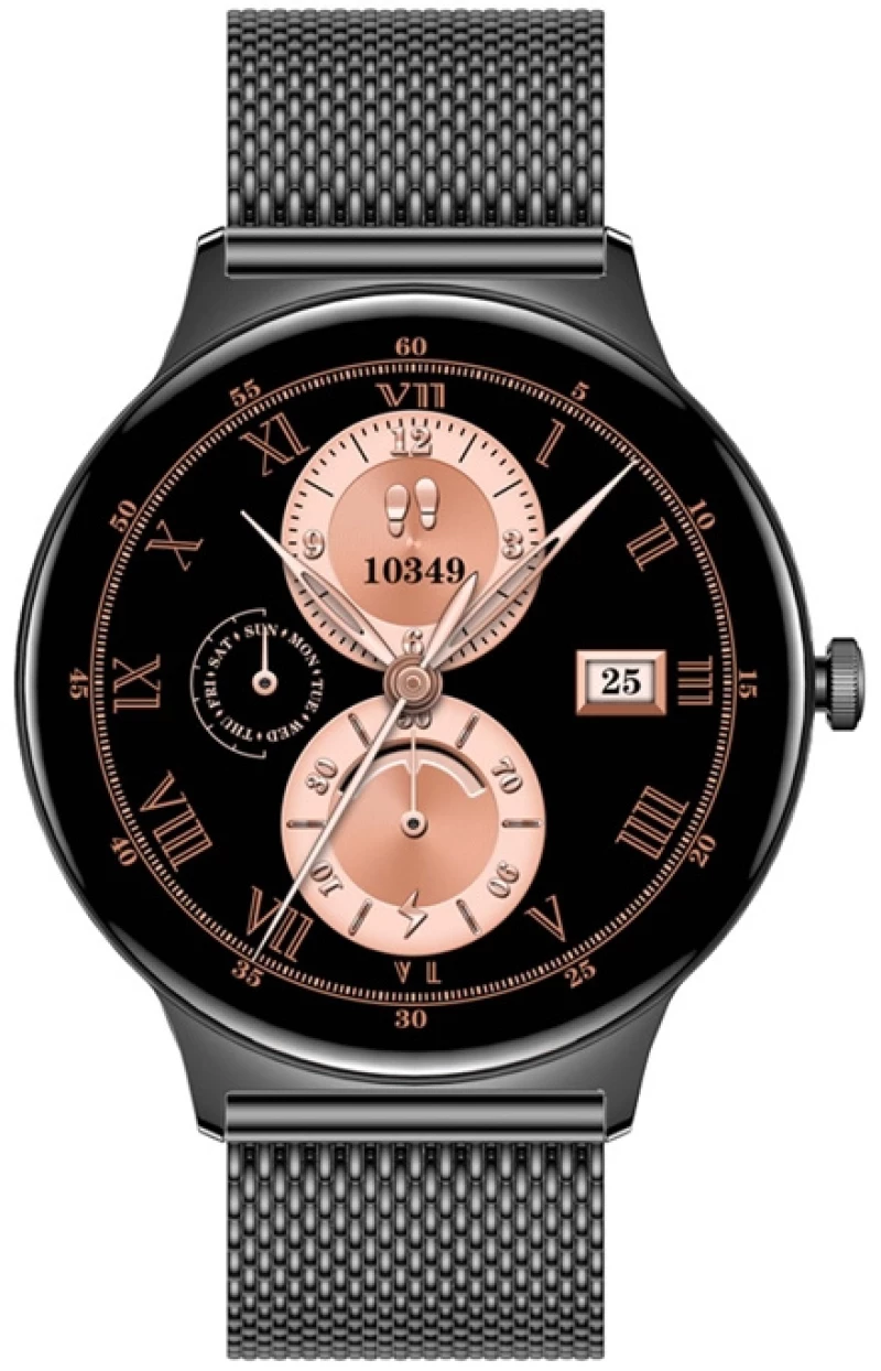 Colmi V89 smartwatch (ατσάλινο μαύρο)