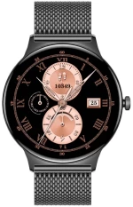Colmi V89 smartwatch (ατσάλινο μαύρο)