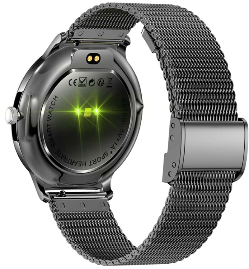 Colmi V89 smartwatch (ατσάλινο μαύρο)