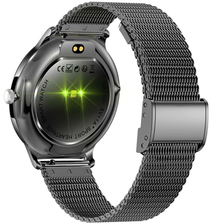 Colmi V89 smartwatch (ατσάλινο μαύρο)