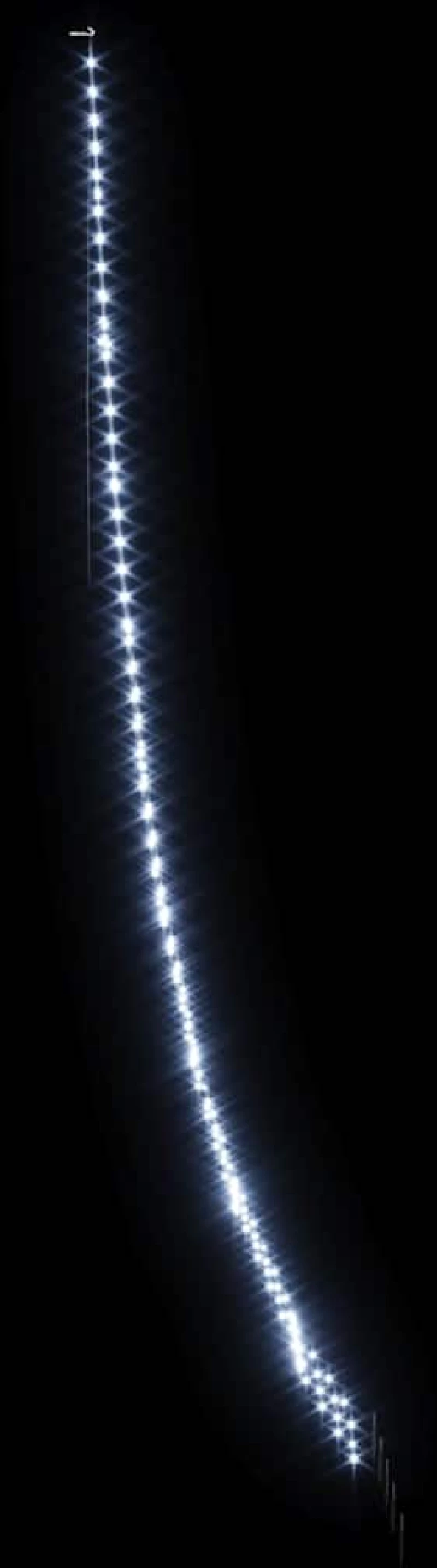 vidaXL Χριστουγεννιάτικο Δέντρο LED με Σφήνες Εδάφους Ψυχρό λευκό
