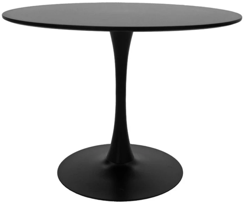 Τραπεζαρία Balou-Parker pakoworld σετ 5τεμ μαύρο Φ120x73εκ