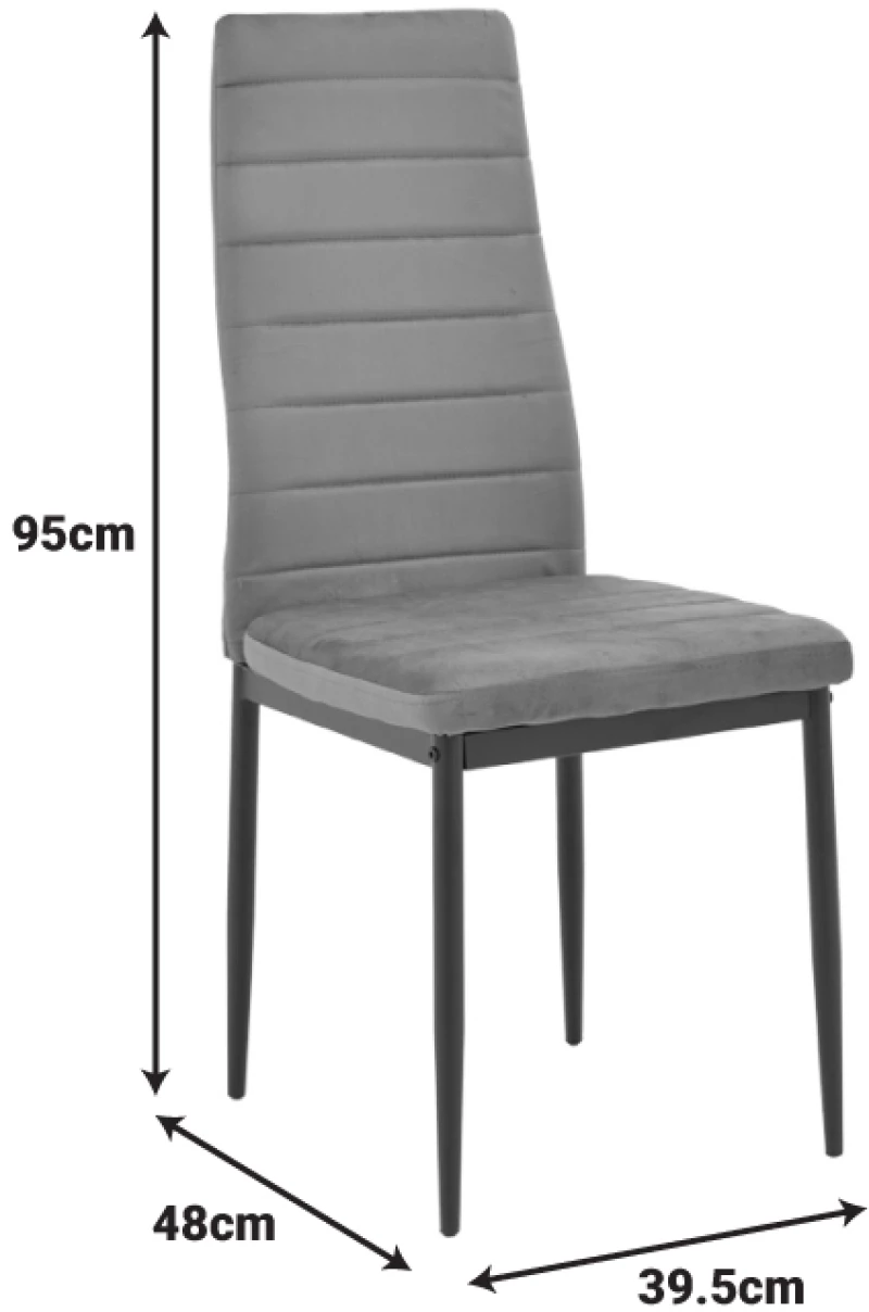 Τραπεζαρία Balou-Parker pakoworld σετ 5τεμ μαύρο Φ120x73εκ