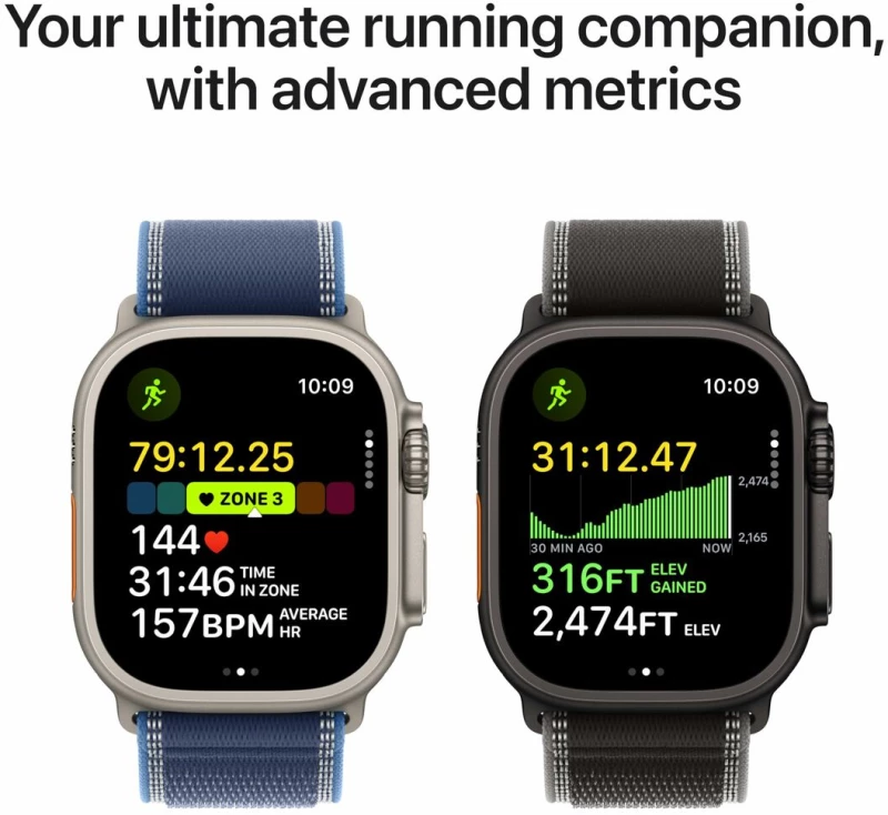 Smartwatch Apple Μαύρο 49 mm