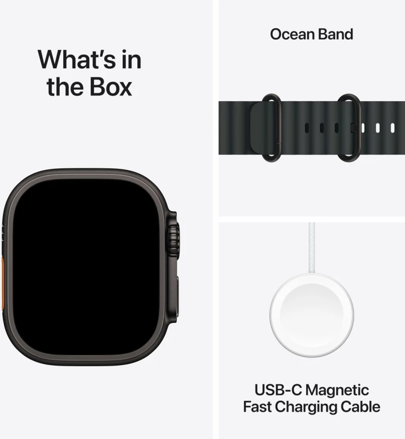 Smartwatch Apple Μαύρο 49 mm
