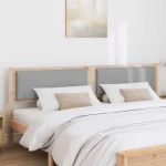vidaXL Κεφαλάρι Άλλο Καφέ 200 cm Μασίφ ξύλο πεύκου
