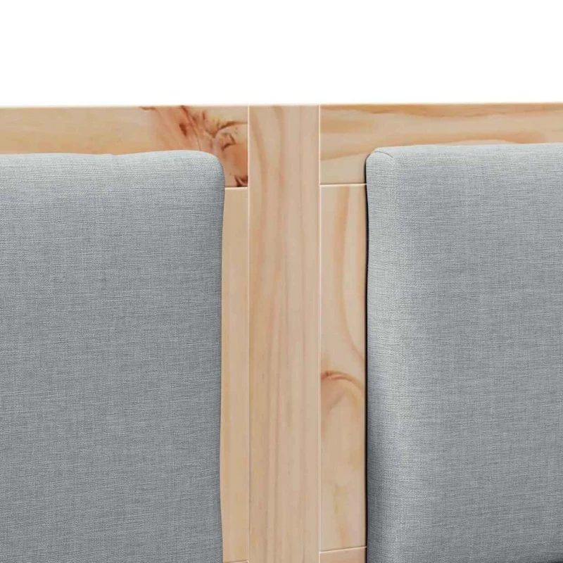 vidaXL Κεφαλάρι Άλλο Καφέ 200 cm Μασίφ ξύλο πεύκου