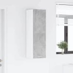 vidaXL Κρεμαστό ντουλάπι Riga Σκυρόδεμα Γκρι 30 x 31 x 100 εκ.
