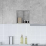 vidaXL Κρεμαστό ντουλάπι Riga Σκυρόδεμα Γκρι 40 x 29,5 x 40 εκ.
