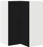 vidaXL Ντουλάπα Κουζίνας Μαύρο 57 x 57 x 80 εκ. Επεξεργασμένο ξύλο