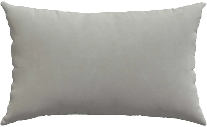 vidaXL Μαξιλάρι Καναπέ 2 pcs Ανοιχτό γκρι 50 x 30 cm ύφασμα