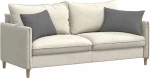 vidaXL Μαξιλάρι Καναπέ 2 pcs Σκούρο Γκρι 60 x 40 cm ύφασμα