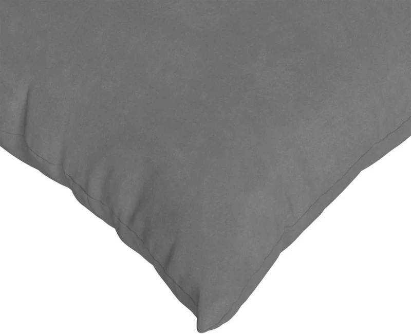 vidaXL Μαξιλάρι Καναπέ 2 pcs Σκούρο Γκρι 60 x 40 cm ύφασμα