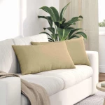 vidaXL Μαξιλάρι Καναπέ 2 pcs Γκρι Πράσινο 80 x 40 cm