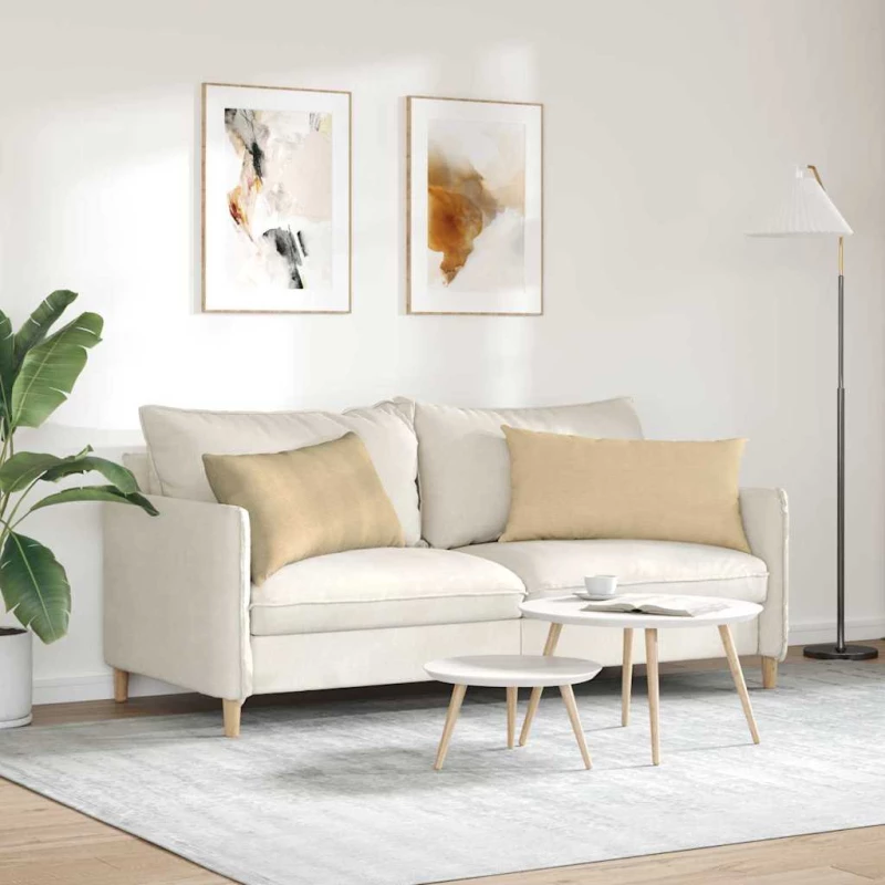 vidaXL Μαξιλάρι Καναπέ 2 pcs Γκρι Πράσινο 80 x 40 cm