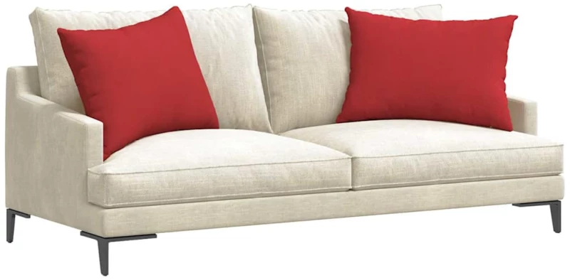 vidaXL Μαξιλάρι Καναπέ 2 pcs Κόκκινο 70 x 50 cm ύφασμα