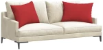 vidaXL Μαξιλάρι Καναπέ 2 pcs Κόκκινο 70 x 50 cm ύφασμα
