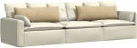 vidaXL Μαξιλάρι Καναπέ 2 pcs Γκρι Πράσινο 120 x 40 cm