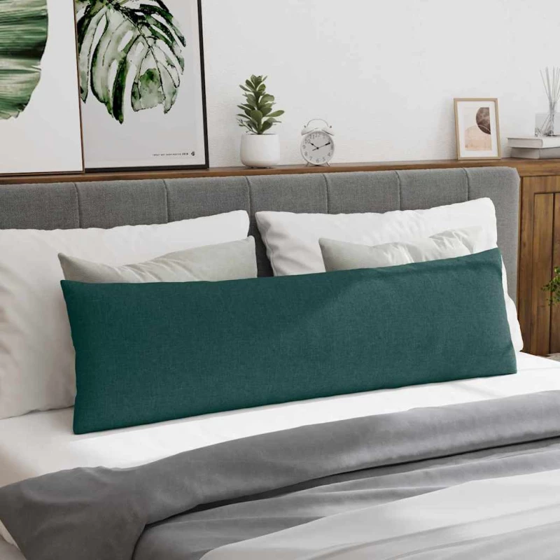vidaXL Μαξιλάρι Καναπέ 2 pcs Σκούρο Πράσινο 145 x 40 εκ. ύφασμα
