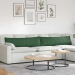 vidaXL Μαξιλάρι Καναπέ 2 pcs Σκούρο Πράσινο 145 x 40 εκ.