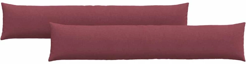 vidaXL Μαξιλάρι Καναπέ 2 pcs Κόκκινο 200 x 40 εκ. ύφασμα