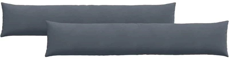 vidaXL Μαξιλάρι Καναπέ 2 pcs Σκούρο Γκρι 200 x 40 εκ.