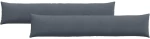 vidaXL Μαξιλάρι Καναπέ 2 pcs Σκούρο Γκρι 200 x 40 εκ.