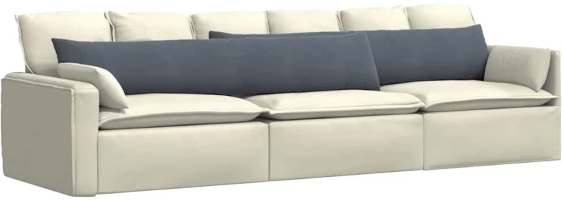vidaXL Μαξιλάρι Καναπέ 2 pcs Σκούρο Γκρι 200 x 40 εκ.