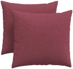 vidaXL Μαξιλάρι Καναπέ 2 pcs Κόκκινο 45 x 45 cm ύφασμα
