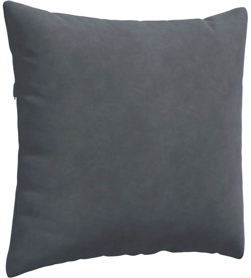 vidaXL Μαξιλάρι Καναπέ 2 pcs Σκούρο Γκρι 45 x 45 cm