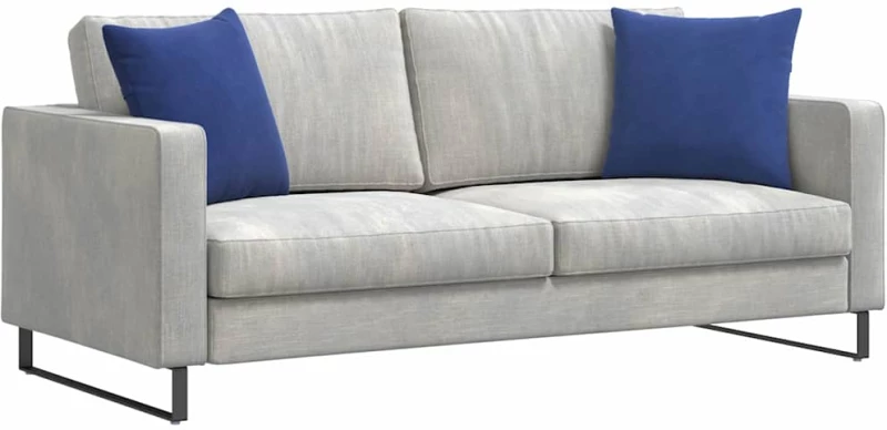 vidaXL Μαξιλάρι Καναπέ 2 pcs Μπλε Αστυνομίας 45 x 45 cm