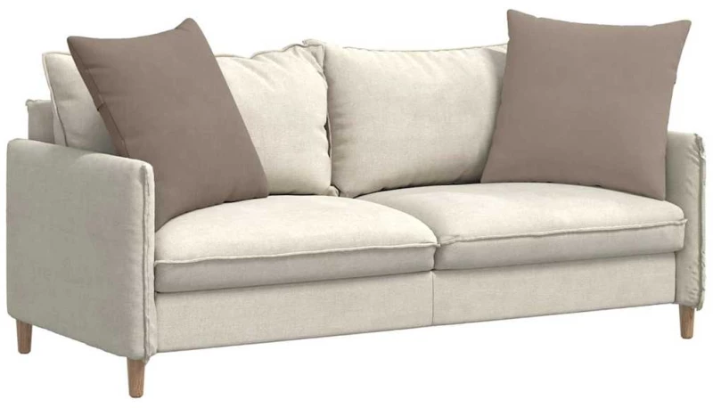 vidaXL Μαξιλάρι Καναπέ 2 pcs Taupe 60 x 60 cm ύφασμα