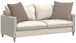 vidaXL Μαξιλάρι Καναπέ 2 pcs Taupe 60 x 60 cm ύφασμα