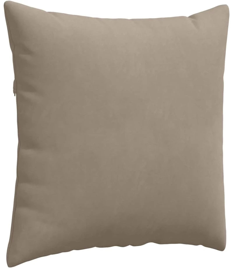 vidaXL Μαξιλάρι Καναπέ 2 pcs Taupe 60 x 60 cm ύφασμα