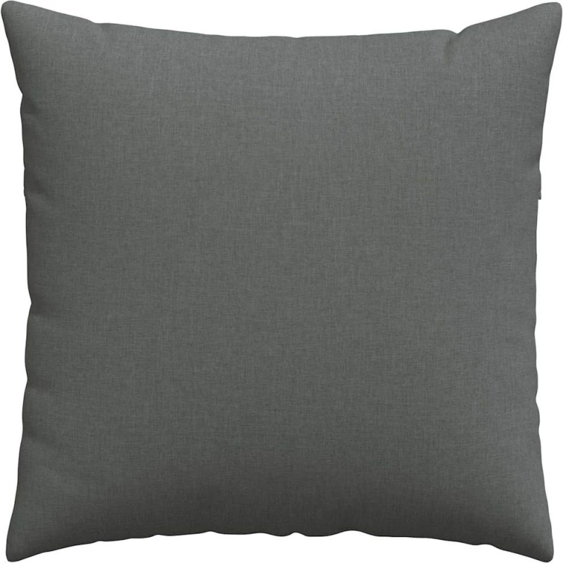 vidaXL Μαξιλάρι Καναπέ 2 pcs Σκούρο Γκρι 80 x 80 cm ύφασμα